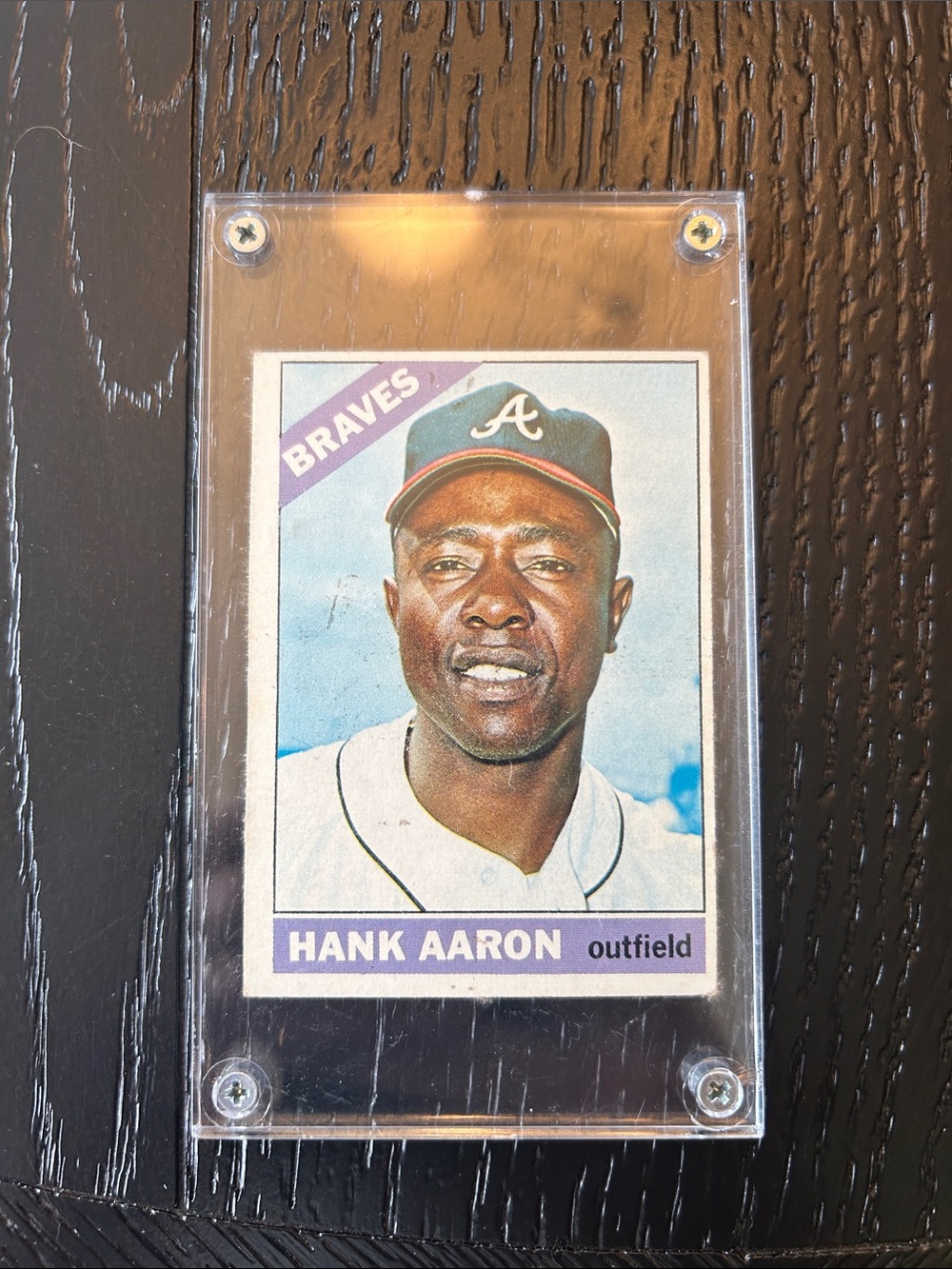 1966 Hank Aaron Topps #500 Card